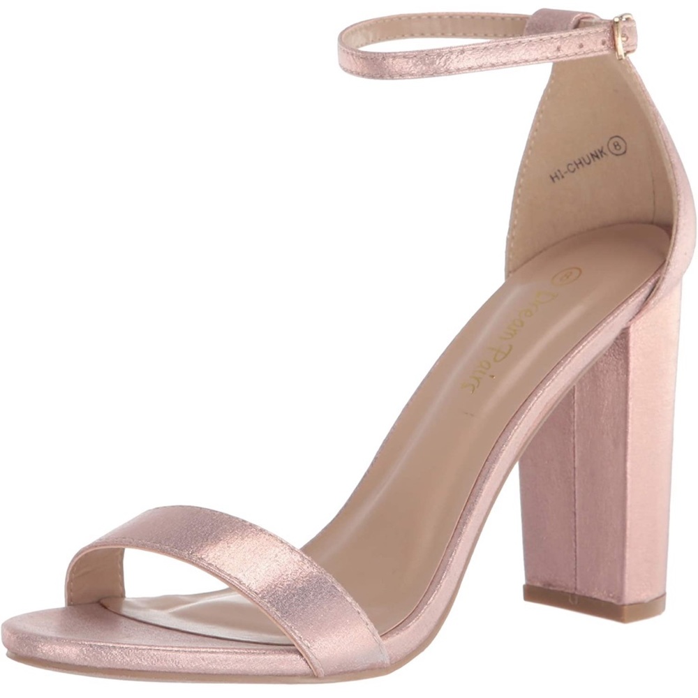 Rose gold heels size 9